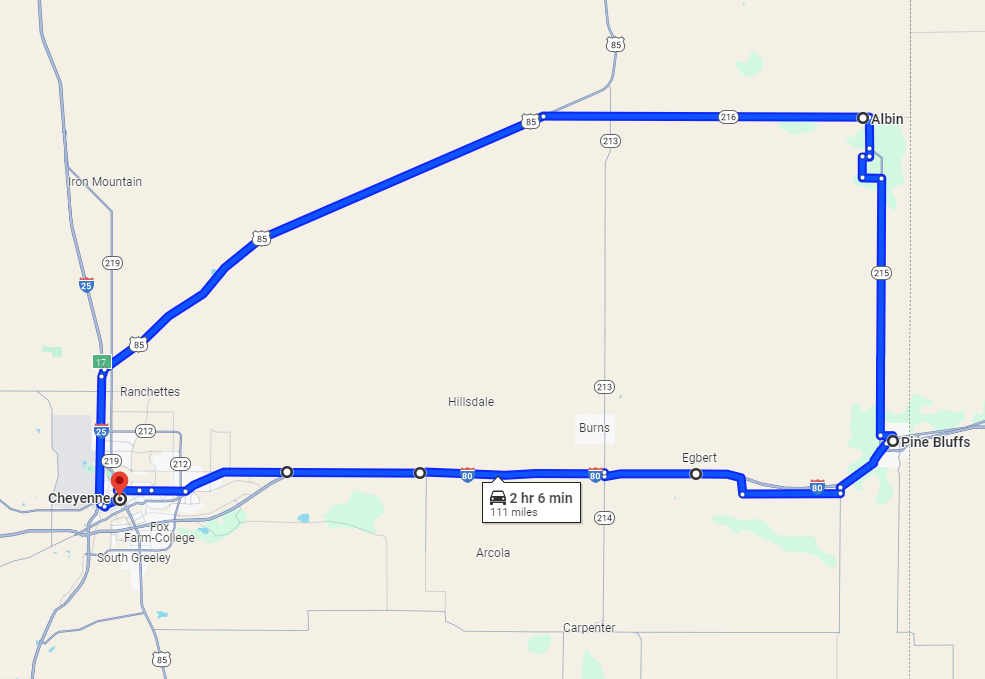 US 85 Motorcycle Route