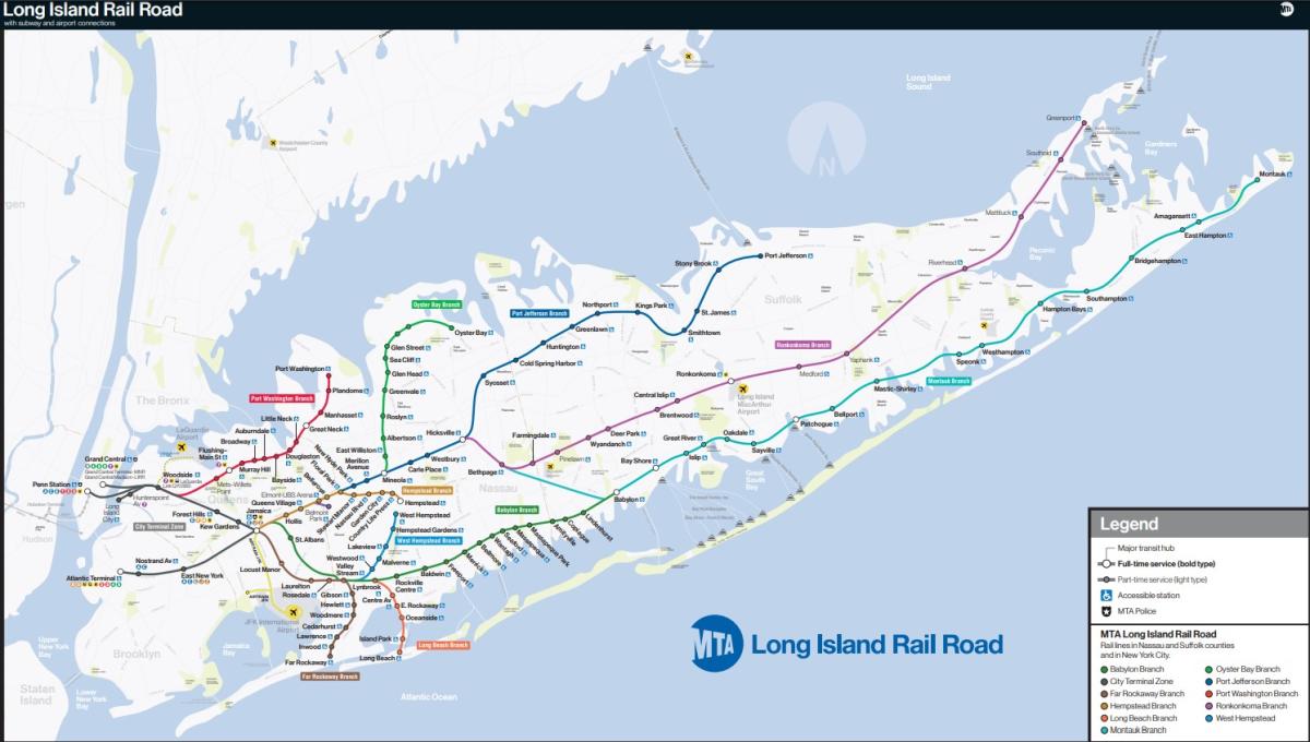 LIRR Map