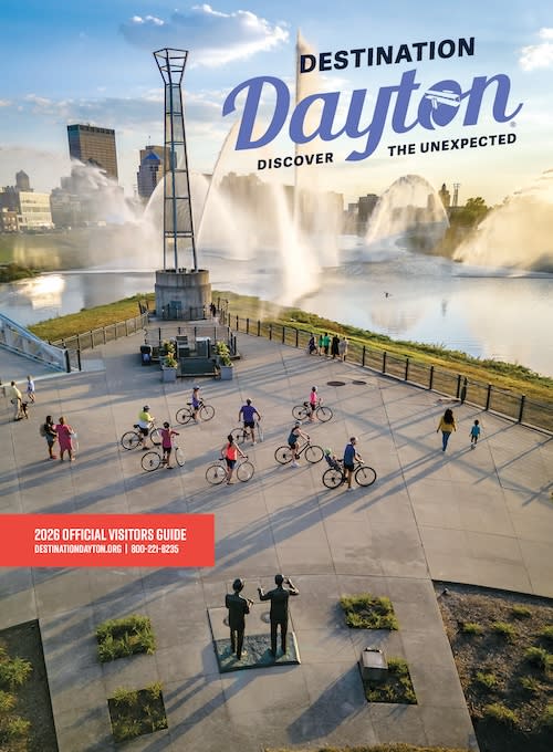 2026 Destination Dayton Visitors Guide Cover (500x682)