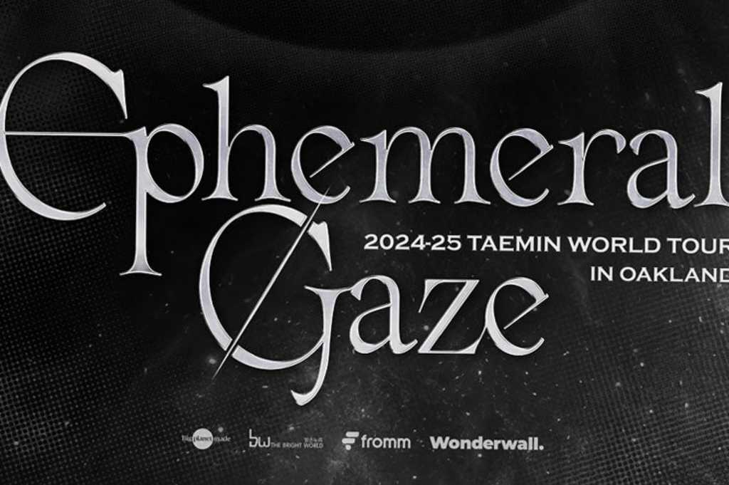 Taemin World Tour [Ephemeral Gaze] at the Paramount Theatre Oakland, CA