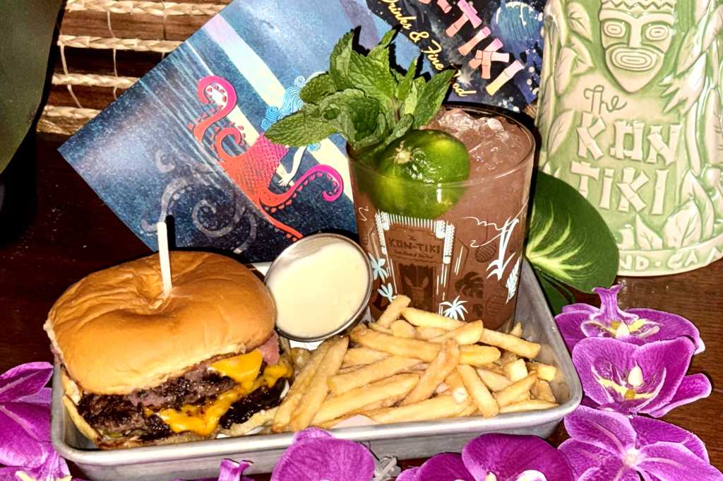 The Kon Tike burger