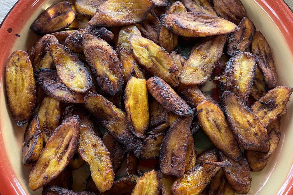 Fried ripped Plantain-$5