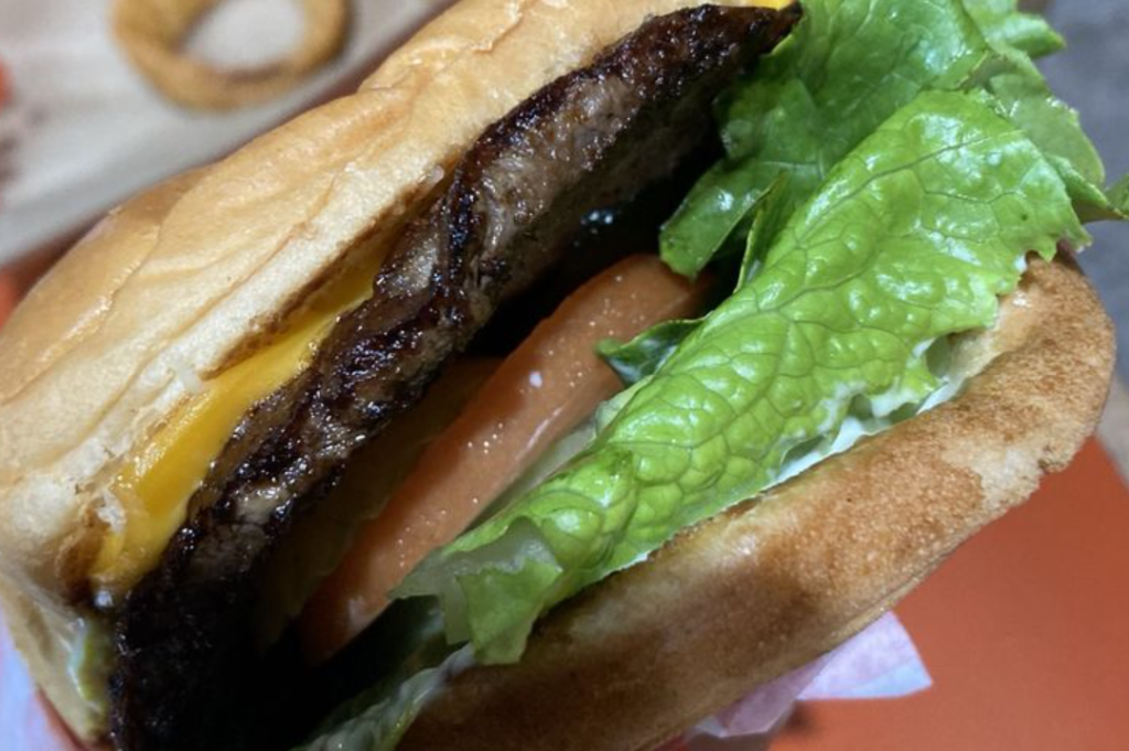 Ahn's Quarter Pound Burger