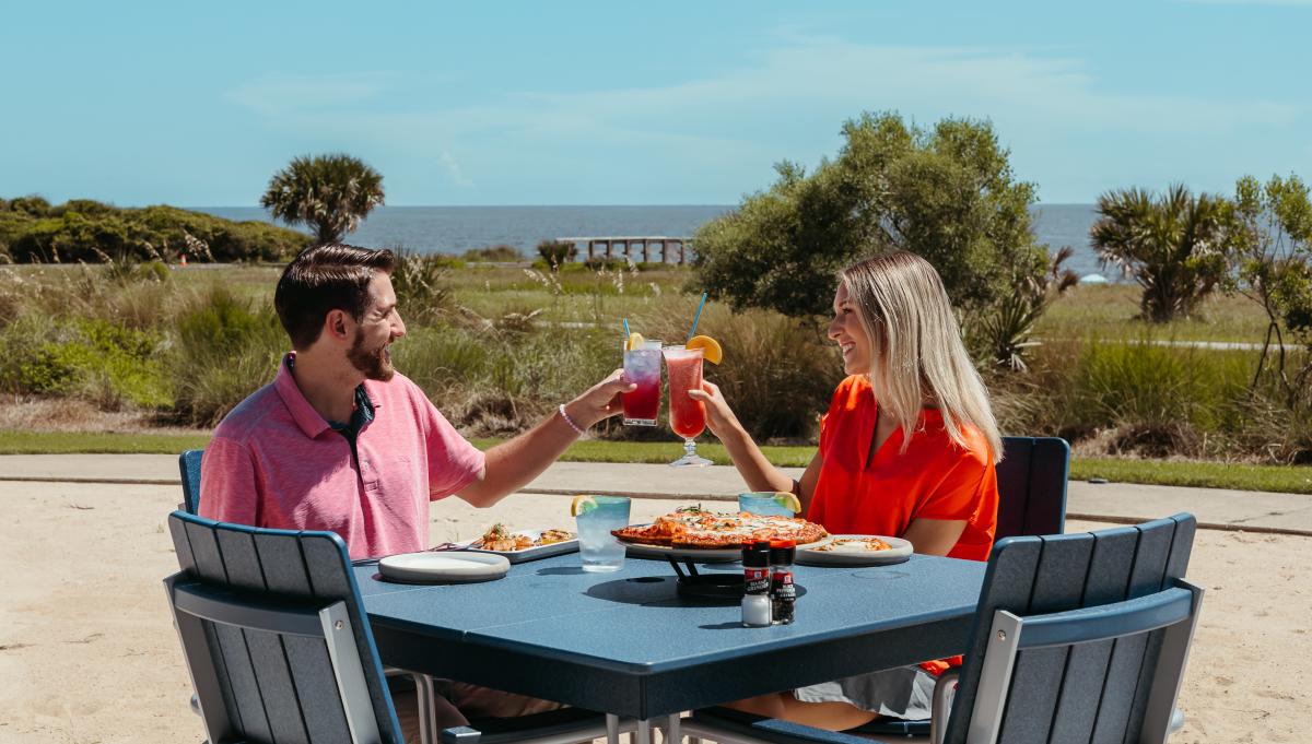 Couple dining at 24 Coastal Grill