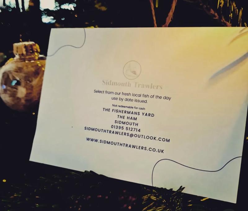 Sidmouth Trawlers Gift Vouchers