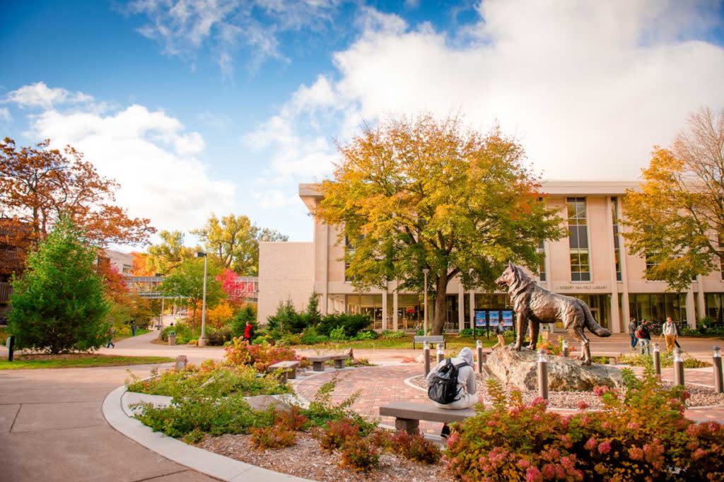 Fall at Michigan Tech Campus