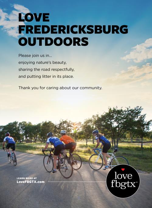 Love Fredericksburg Outdoors Ad