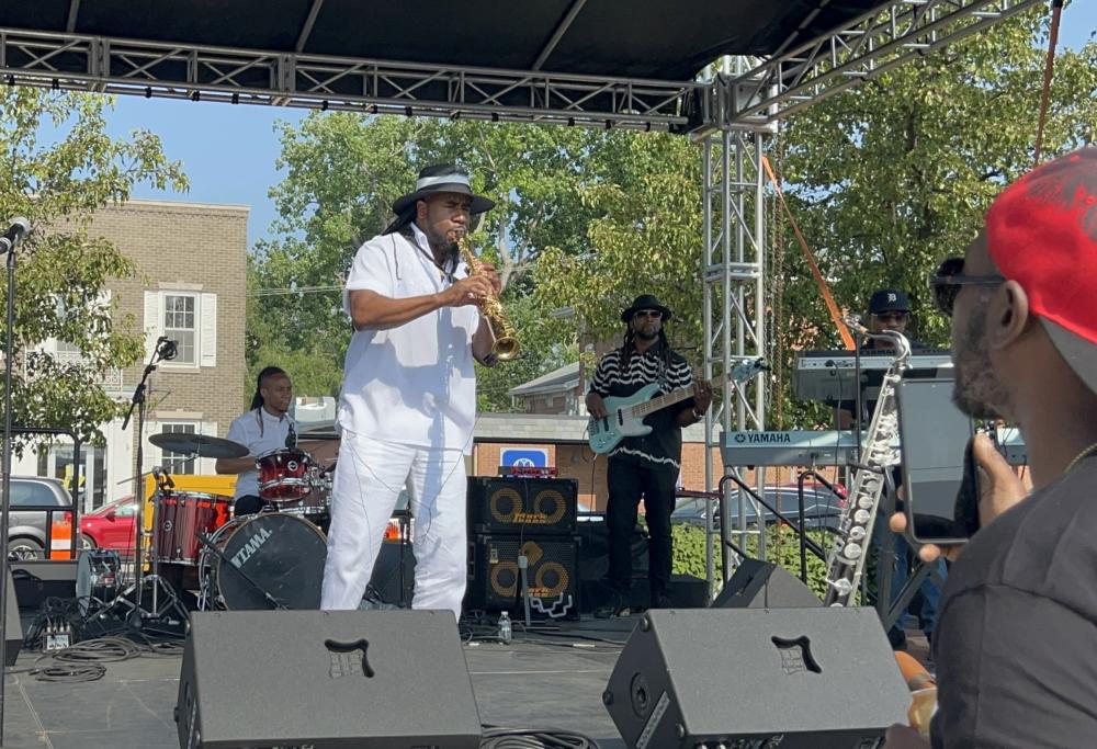 Yancyy performs at Ypsilanti Juneteenth Celebration