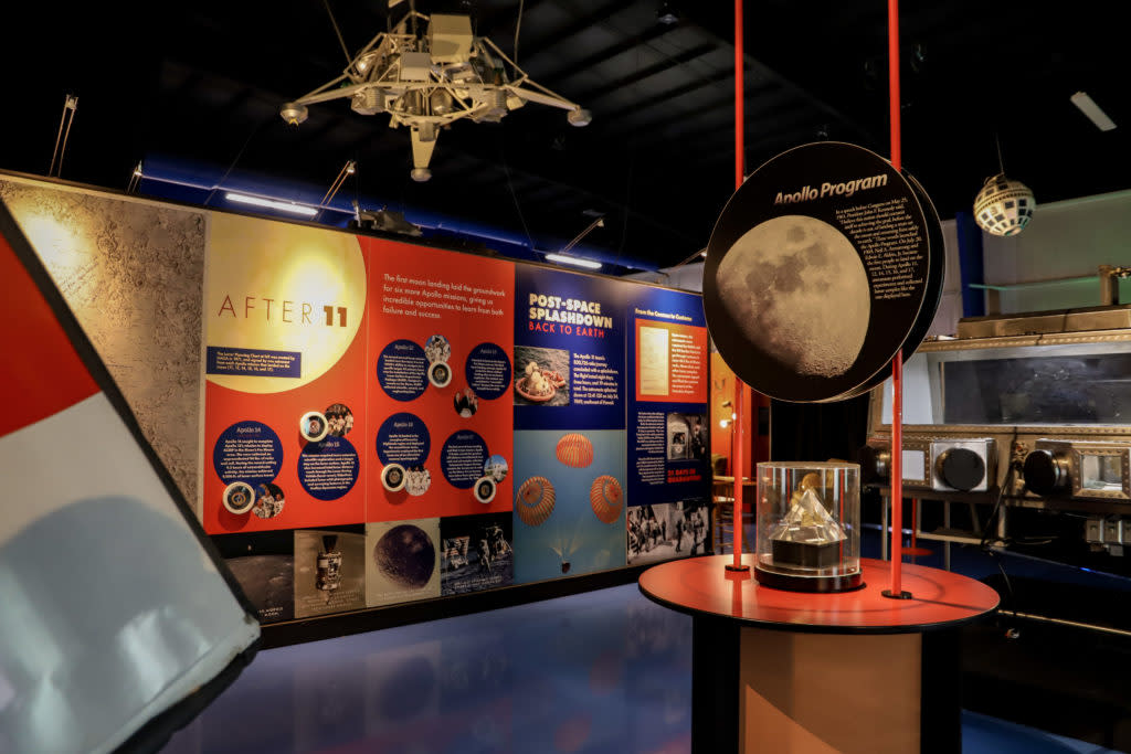 Space program exhibit at Air Zoo