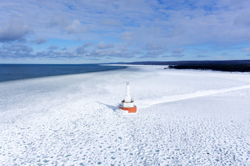 The Keweenaw Waterway Upper Entrance Light