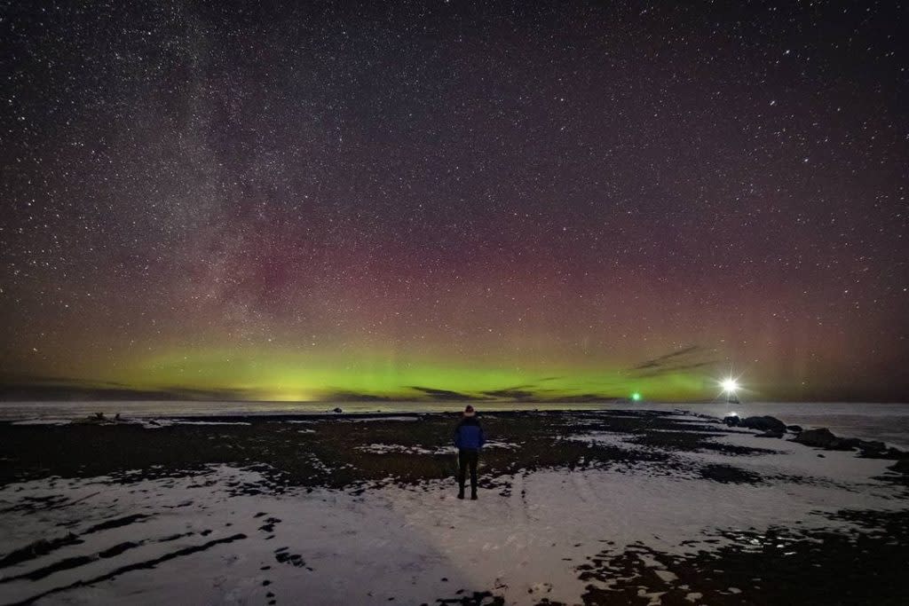 Aurora at Breakers Park.