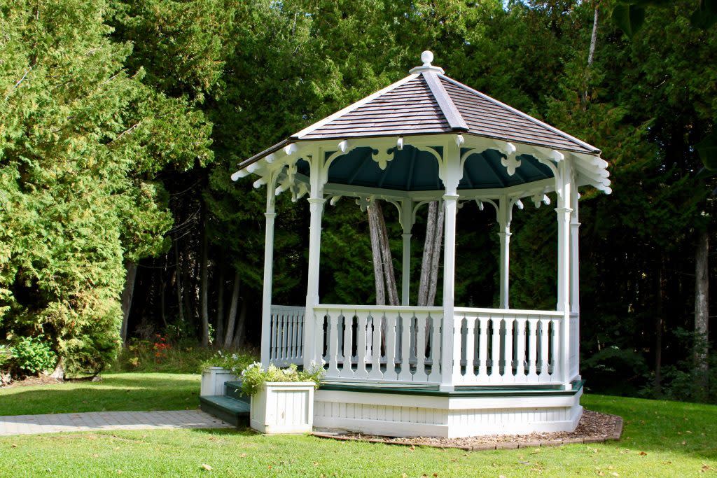 Somewhere in Time Gazebo on Mackinac Island