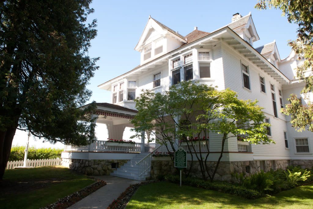 The Michigan Governor's Summer Residence on Mackinac Island was added to the National Register of Historic Places in 1997