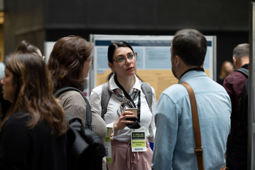 Delegates attending an academic conference