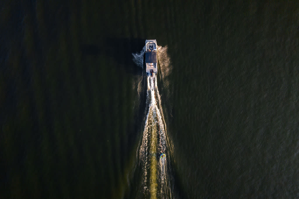 Boat on Lake Sinclair