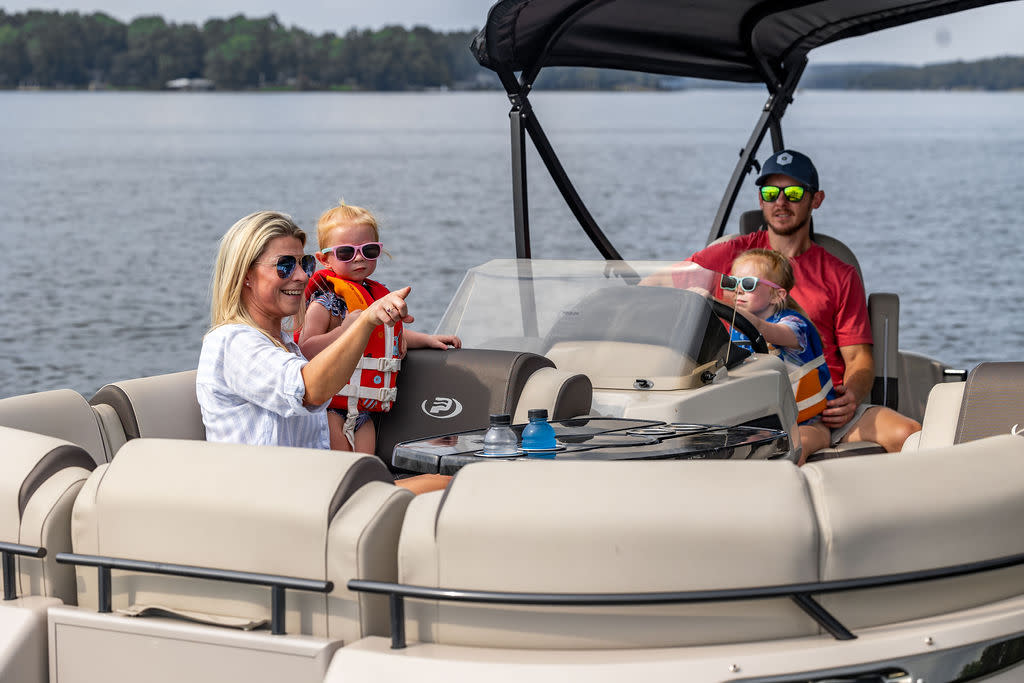 Family on Boat- Lake Sinclair