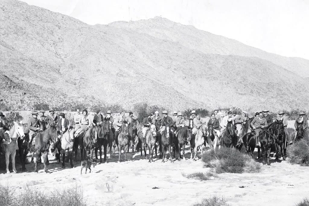 Vintage image opening of the Lykken Trail