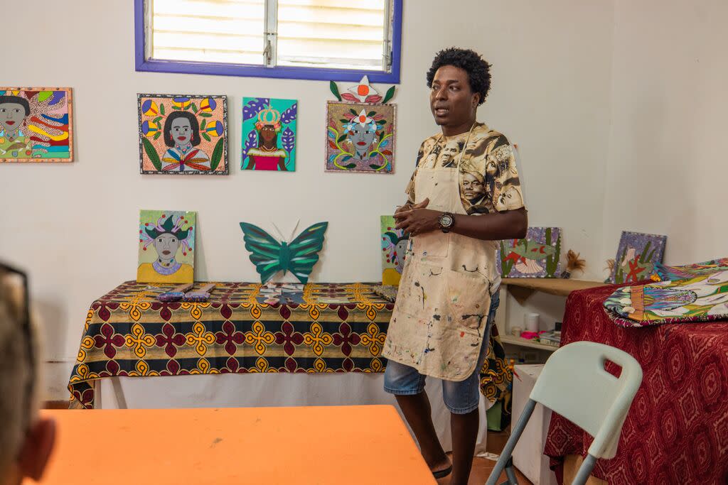 Painting workshop, Casa Congo, Portobelo, Colon Province
