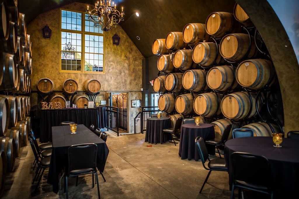 Inside of Crossing Vineyard & Winery in Princeton, NJ