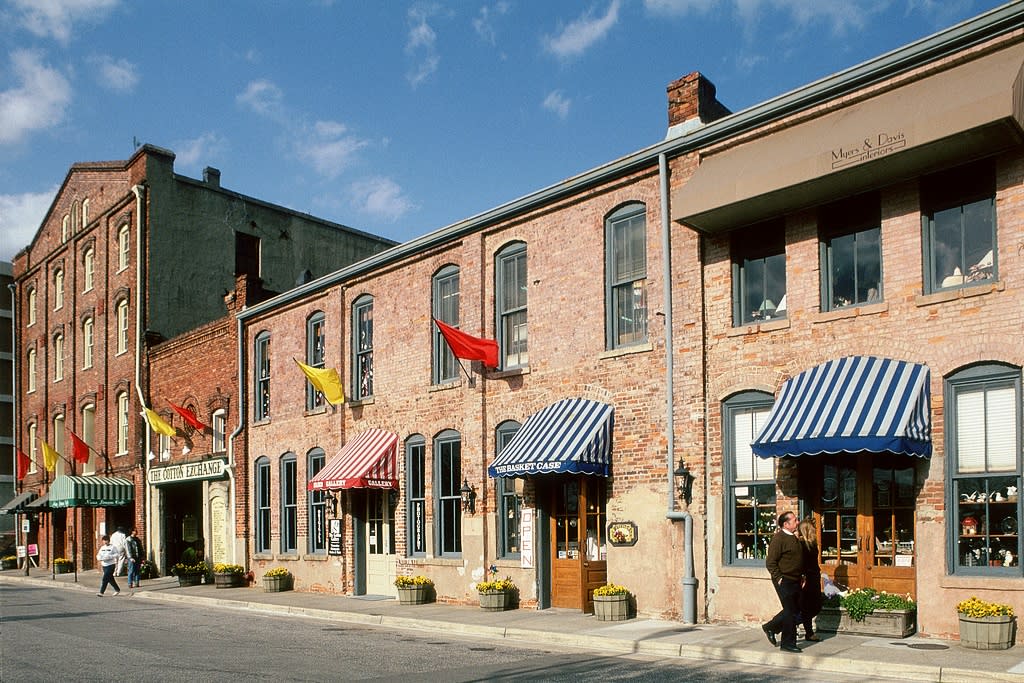 Cotton Exchange in historic downtown Wilmington