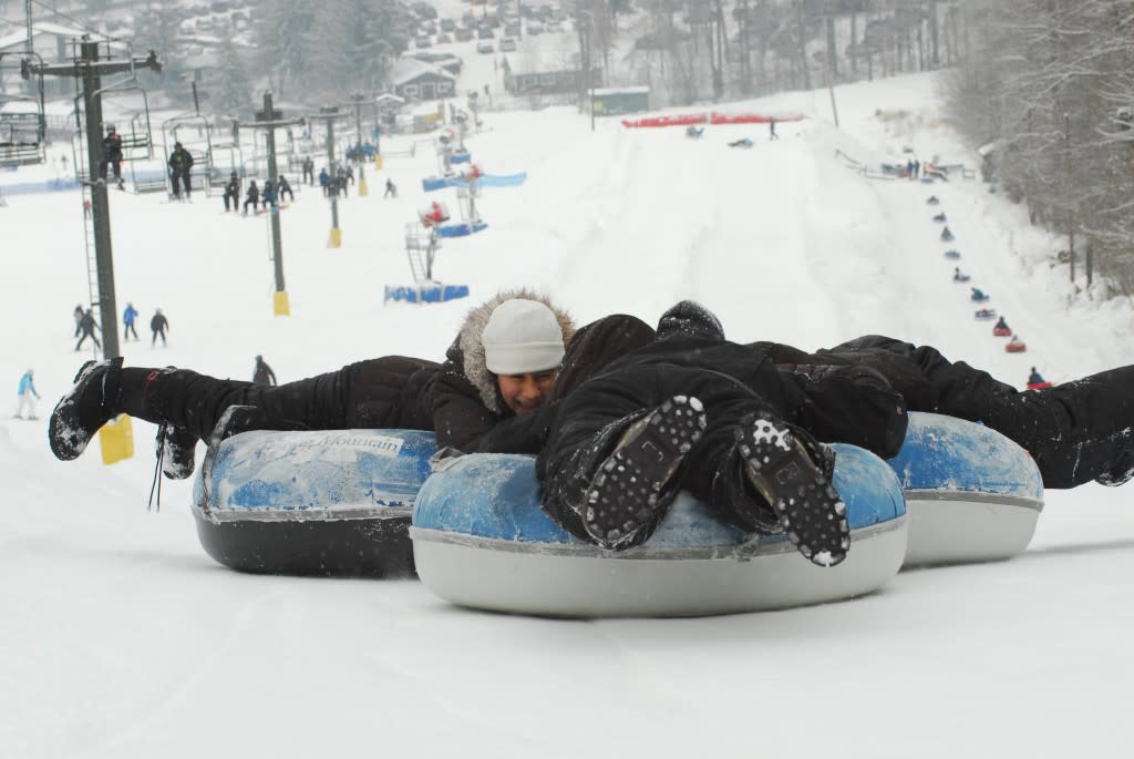 Snowtubing in Schwenksville is one of the discounted adventures available through the Winter Escape Pass being offered online by the Valley Forge Tourism & Convention Board