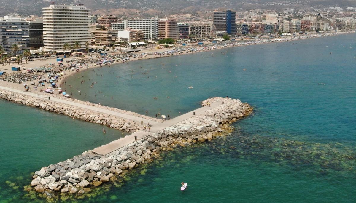 Playa Los Boliches en Fuengirola