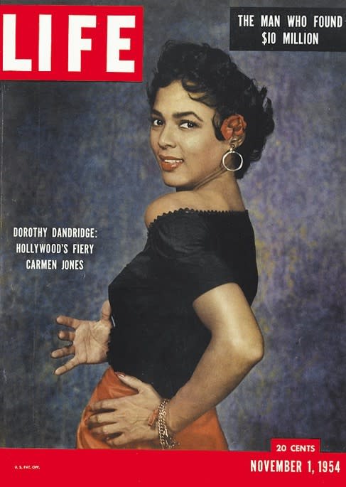 Life magazine cover of Dorothy Dandridge.