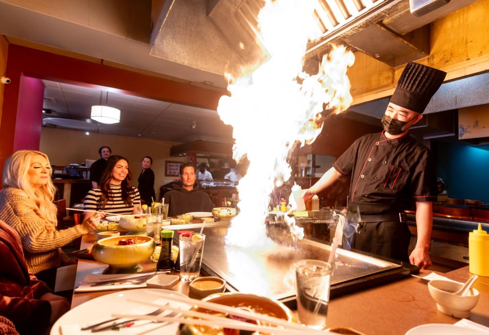 Hibachi fire at Osaka Restaurant in Scranton, PA