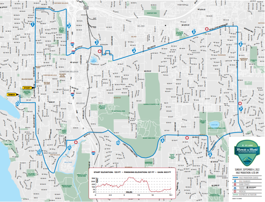 Rock n roll washington race route