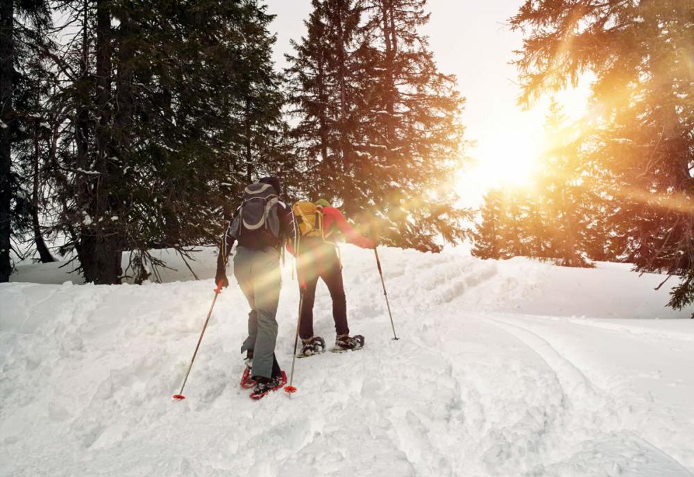 Snowshoeing