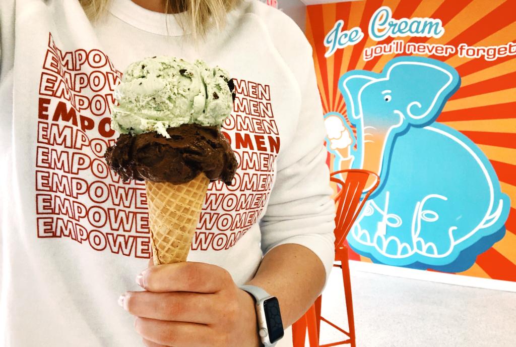 Jubie's Creamery Ice Cream Cone