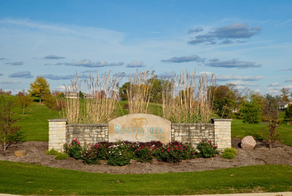 Beavercreek Golf Club Entrance Sign