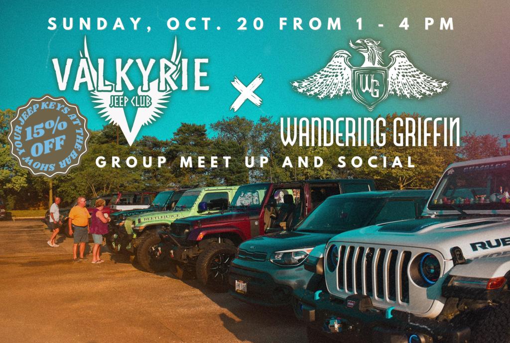 Valkyrie Jeep Club OHIO Meet & Greet Social at the Wandering Griffin 🚗 📣