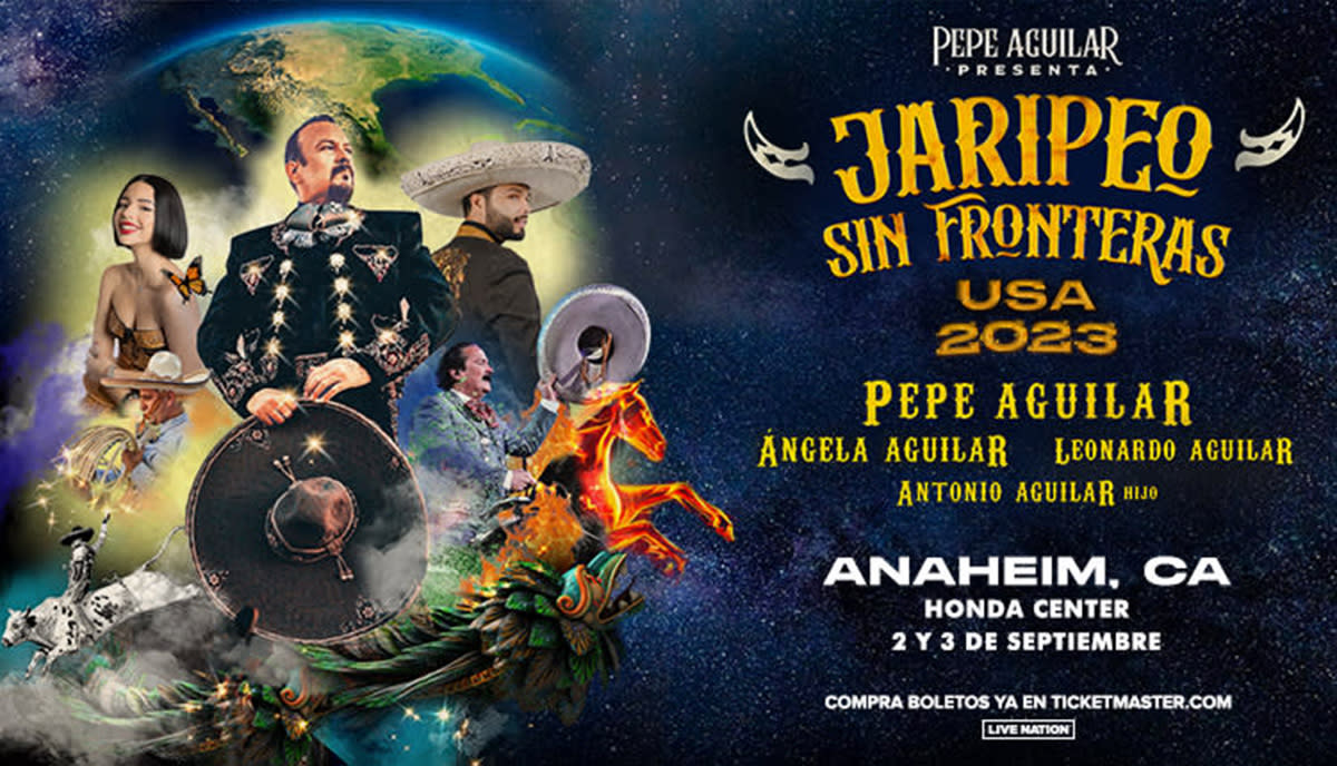 Pepe Aguilar Honda Center Jaripeo Sin Fronteras Tour