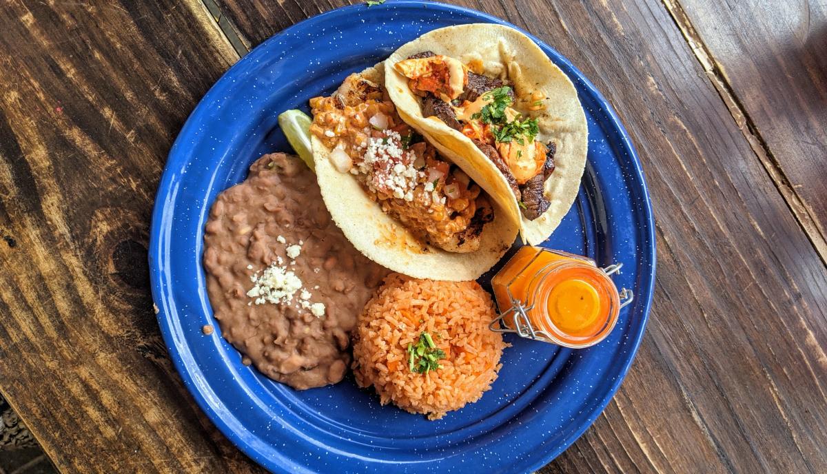 Tacos at Baja Cantina
