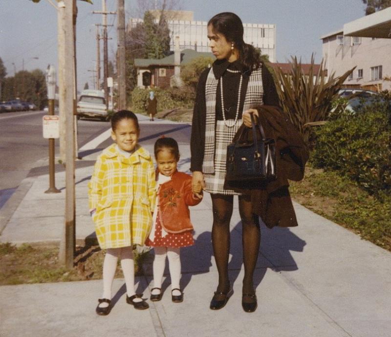 Kamala Harris, her sister Maya and Mother - photo pulled from Kamala's Facebook