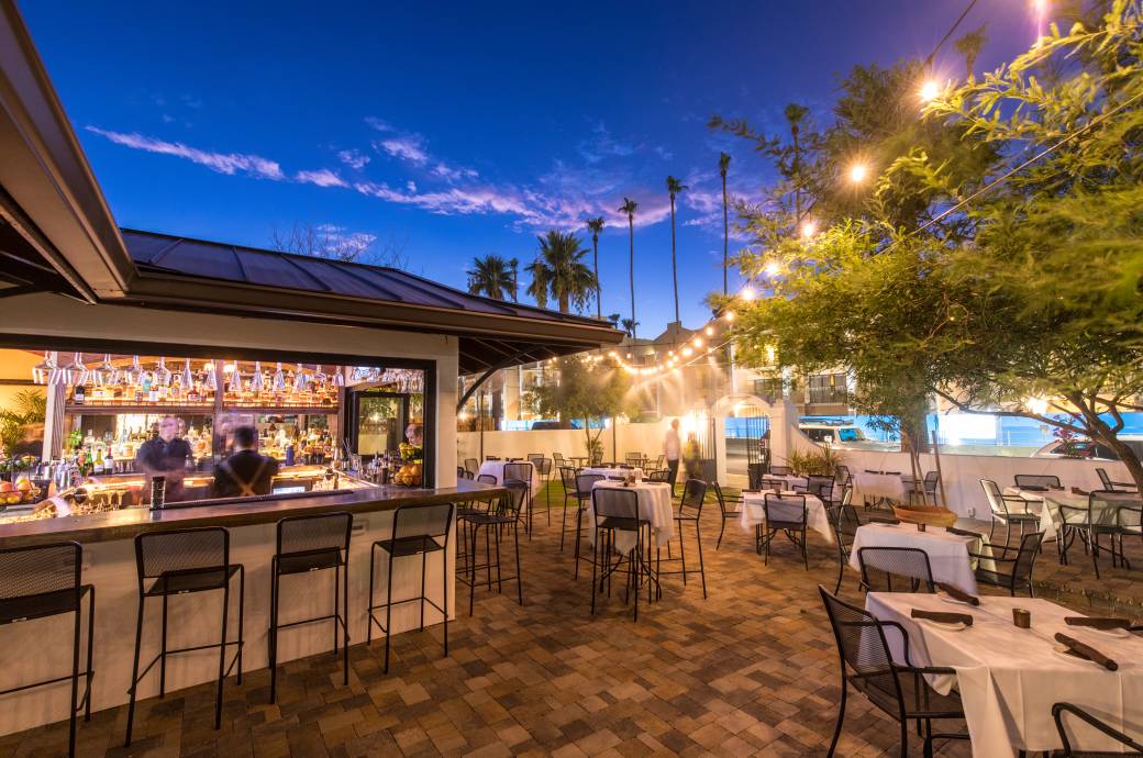The Hidden House Patio Dining