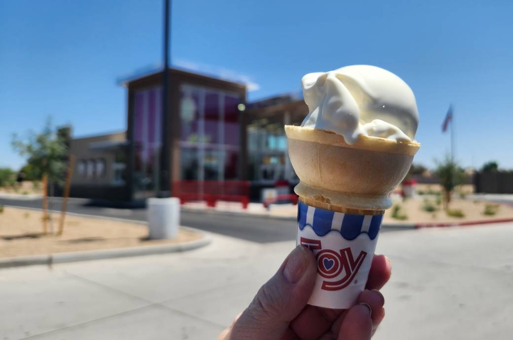 Andy's Frozen Custard - frozen custard cone