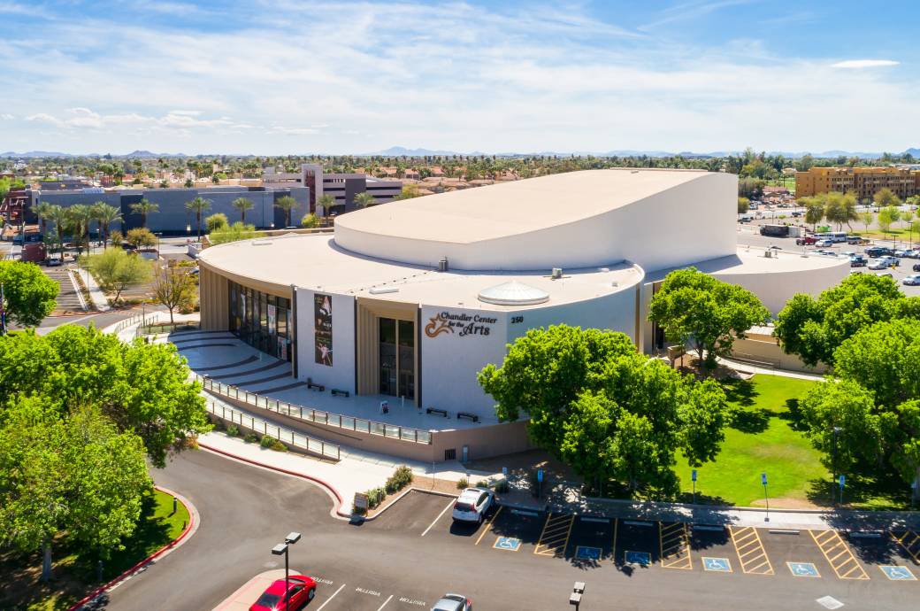 Chandler Center for the Arts Aerial