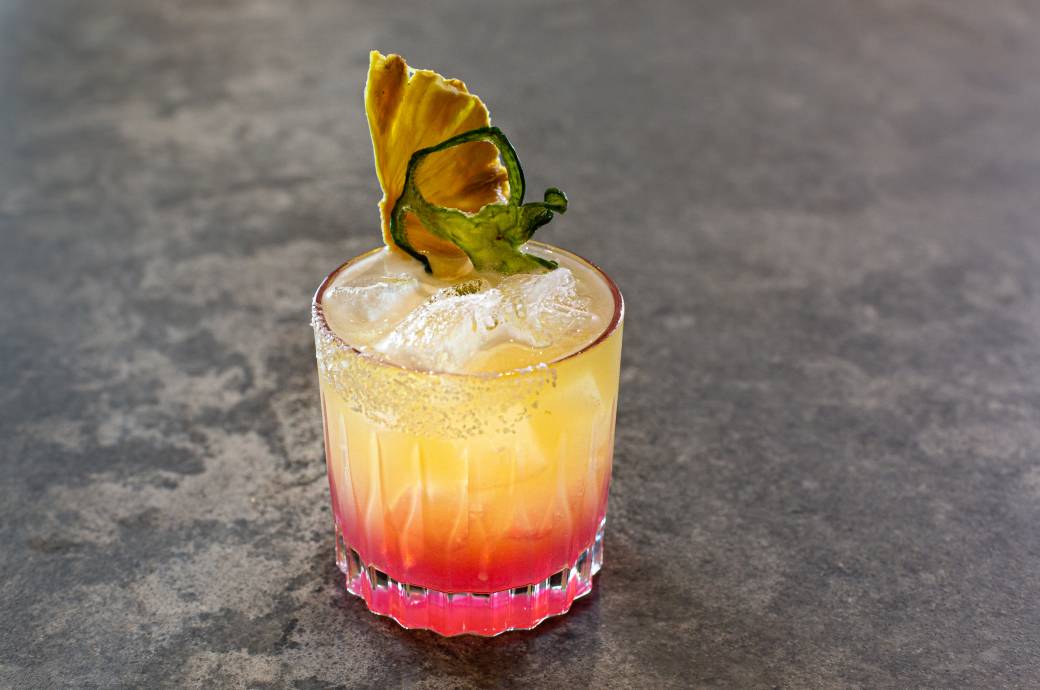 The Javelina - craft cocktail at the Marriott Phoenix Chandler for the Chandler Craft Cocktail Trail