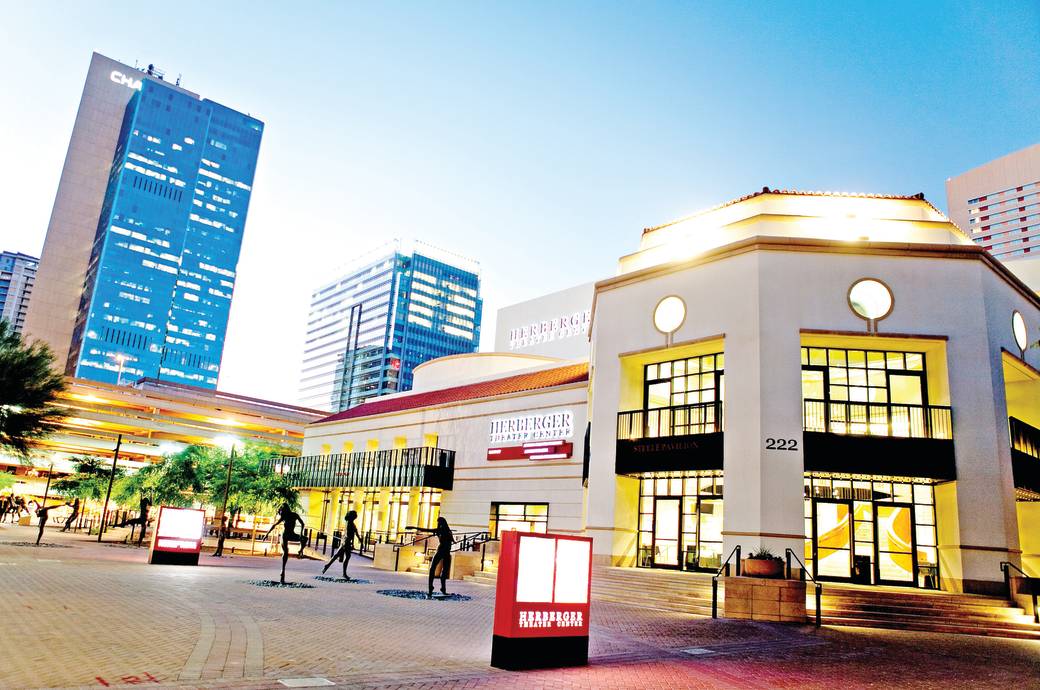 Front of Herberger Theater