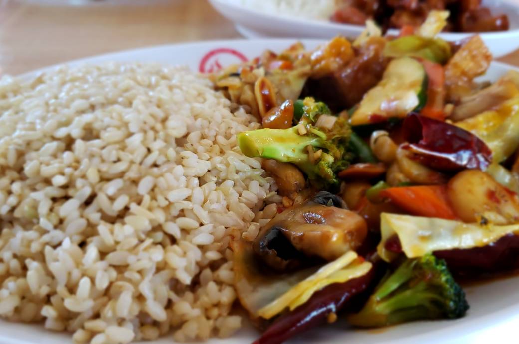 Kung Pao Tofu and Veggies at TOTT's Asian Diner