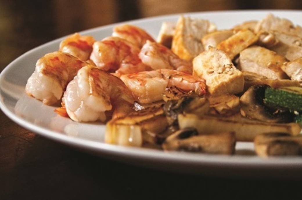 Benihana Shrimp and Chicken