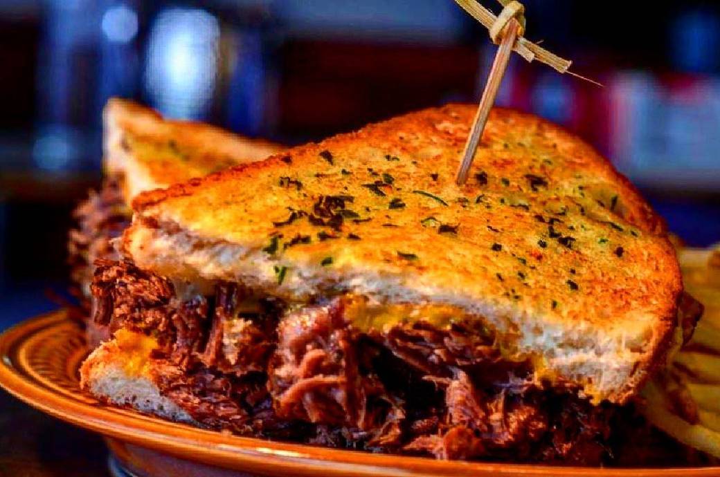 Founding Fathers Kitchen - Grilled Cheese with Braised Short Ribs