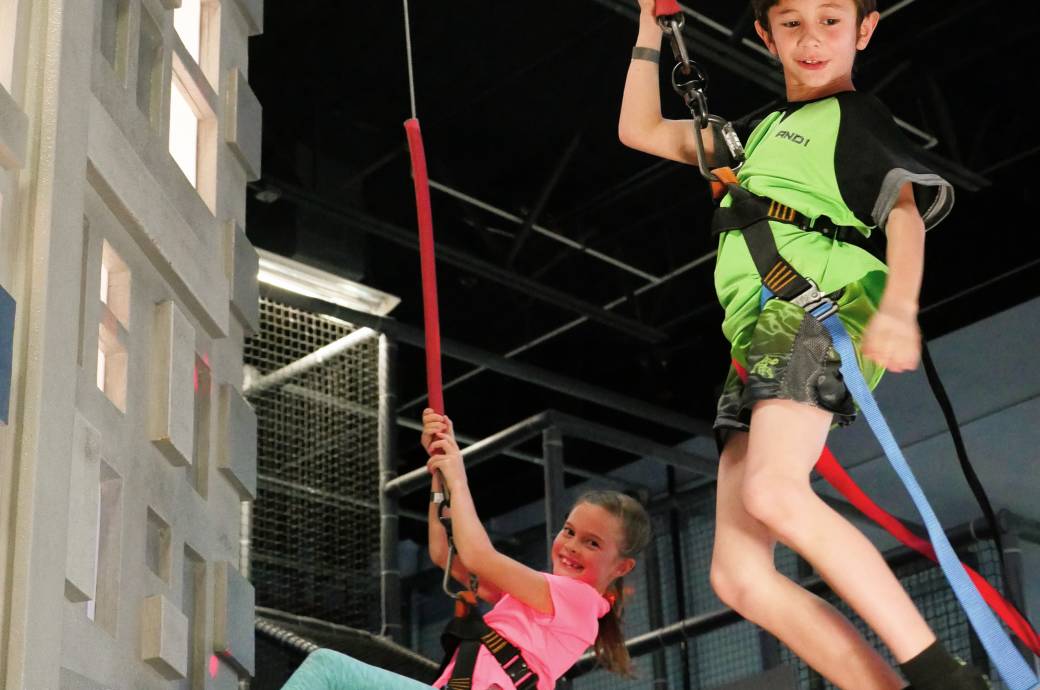 Uptown Jungle Fun Park - Climbing Wall