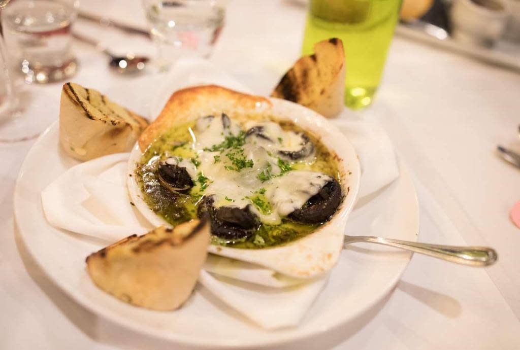 Escargot from Georges French Bistro