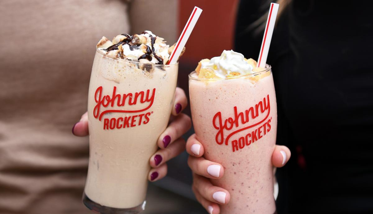 Johnny Rockets milkshake