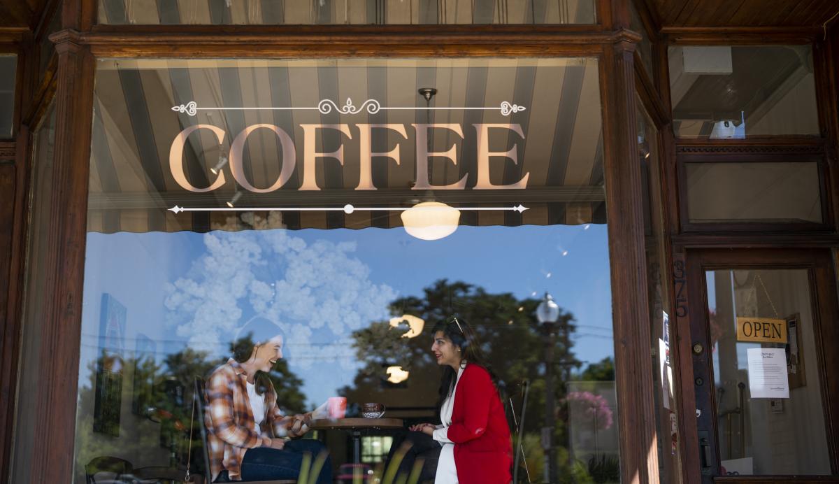 Early Bird Coffee front window