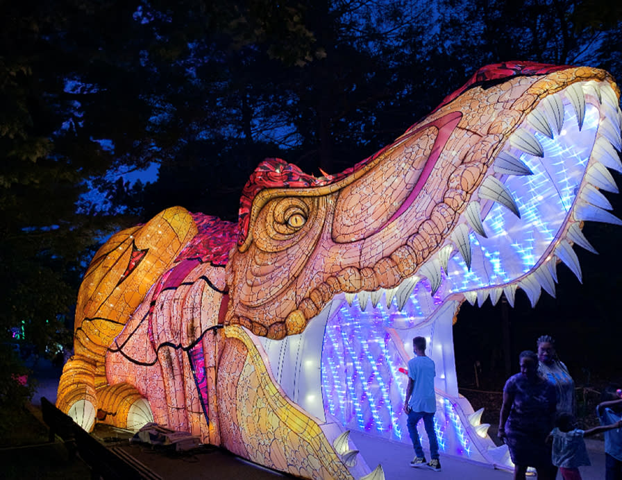 Indiana State Fair ILLUMINATE dragon lantern