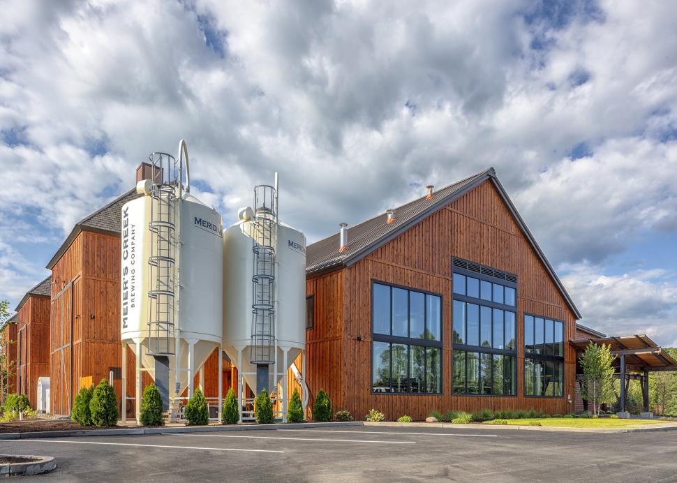Front of brewery